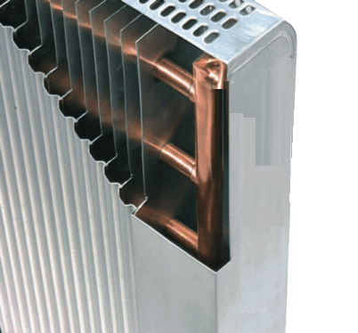 Термия РН 40/160 радиатор медно-алюминиевый с нижним подключением 042201160 фото