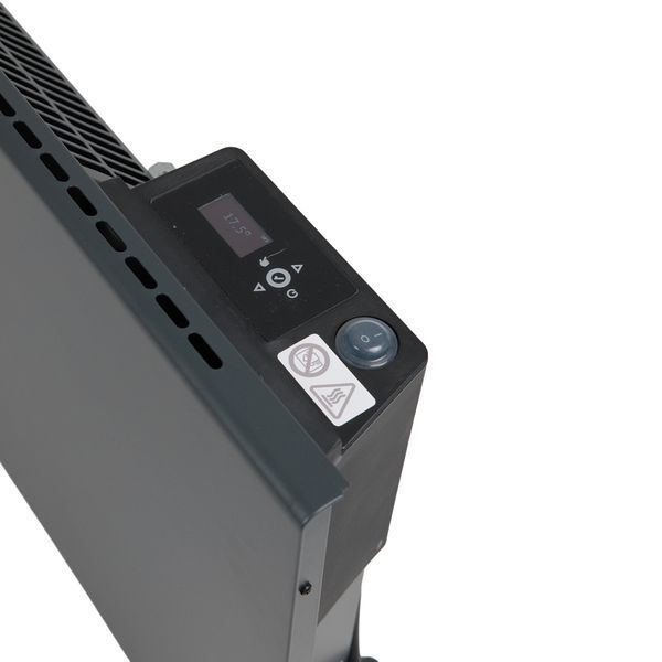 Термия ЭВНА-1,0/230С2T (mbp) электроконвектор ЭЛЕГАНТ SMART WiFi metal 1 кВт антрацит 076518005-2 фото