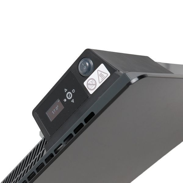 Термия ЭВНА-1,5/230С2T (mbg) электроконвектор ЭЛЕГАНТ SMART WiFi glass 1,5 кВт антрацит ЕВНА-1,5/230С2T (mbg) black фото